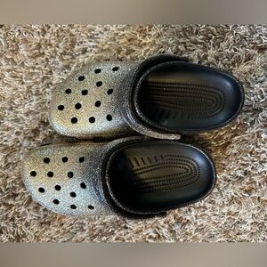 Women’s size 9 sparkly crocs